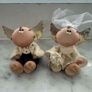 Kirk's Kritters Angel
Cheeks Bride and Groom Russ Berrie 2001 set